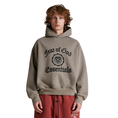 ADULT Fear of God Essentials Heather Grey University Hoodie