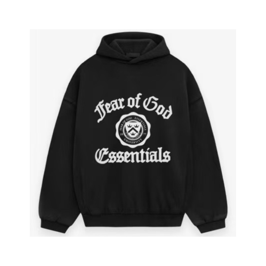 FOG - Essentials Black University Hoodie