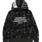 BAPE X Black Eye Patch Camo Shark Hoodie