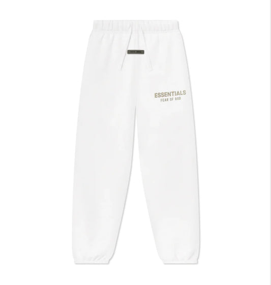 Kids Cloud White Essential Pants