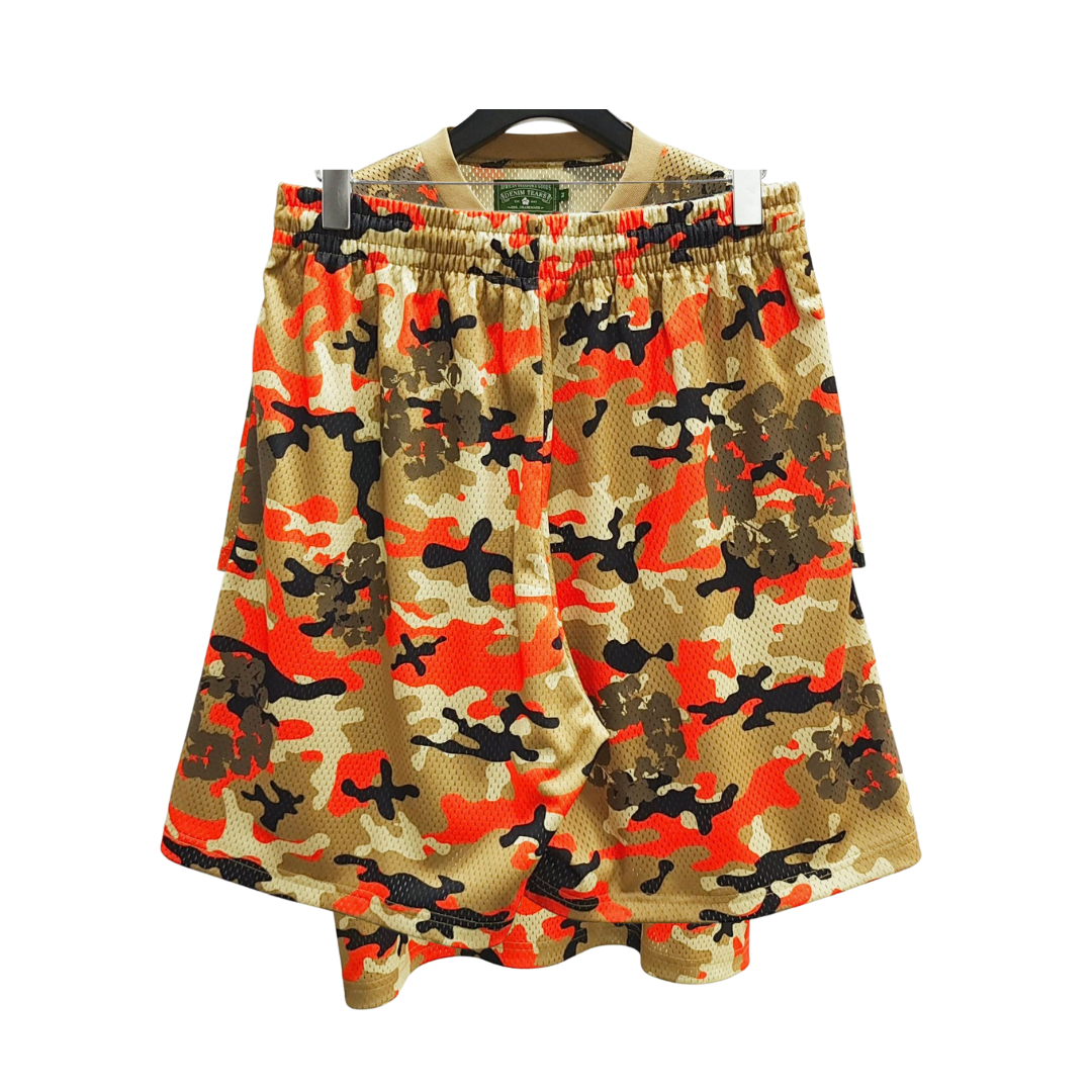 Denim Tears - Orange Camo Shorts
