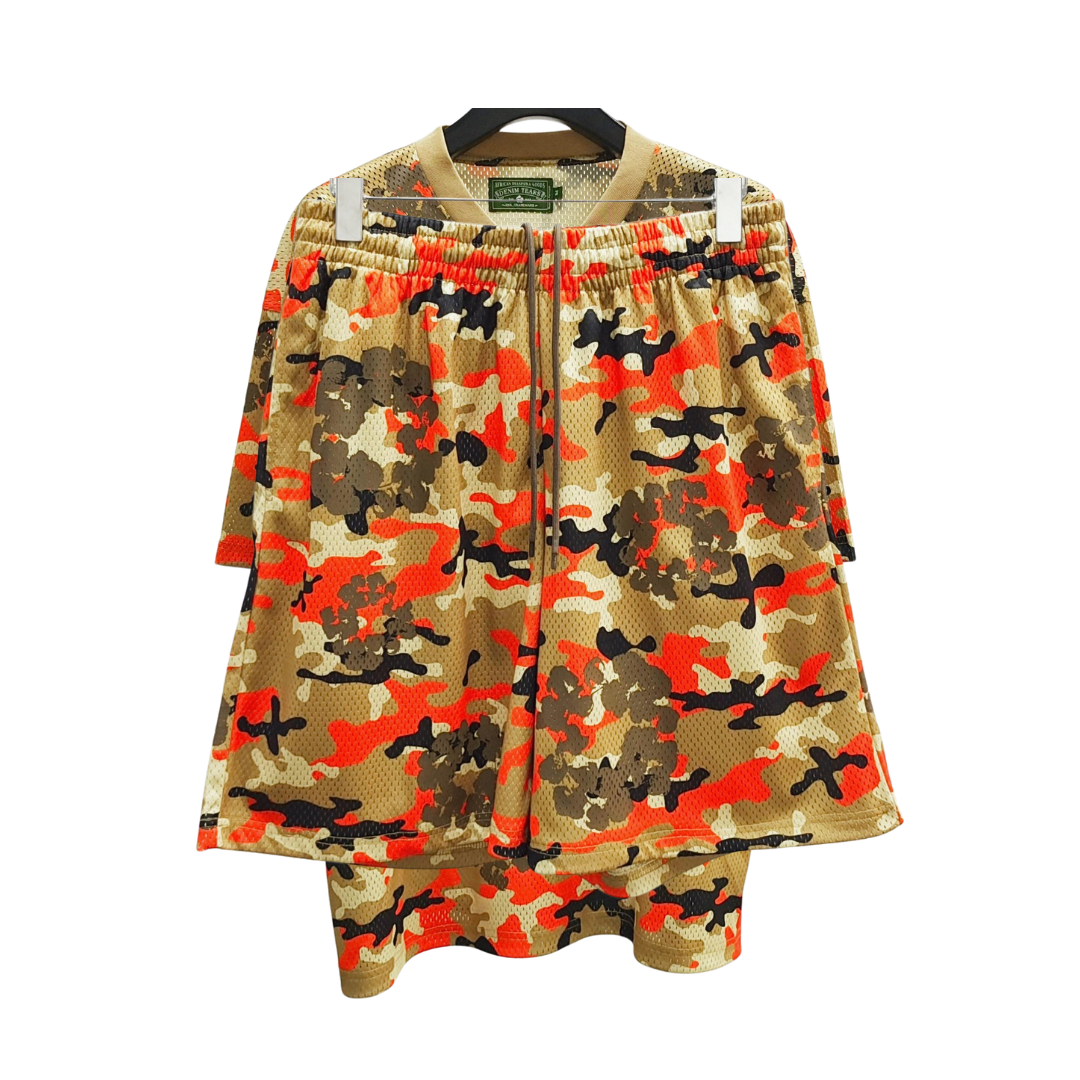 Denim Tears - Orange Camo Shorts