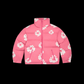 Denim Tears - Cotton Wreath Puffer Jacket Pink