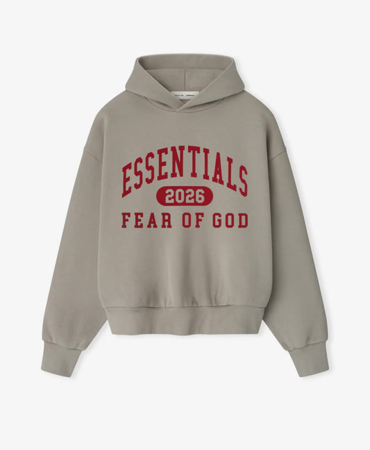 FOG Essentials FW26 Smoke Grey Classic Hoodie