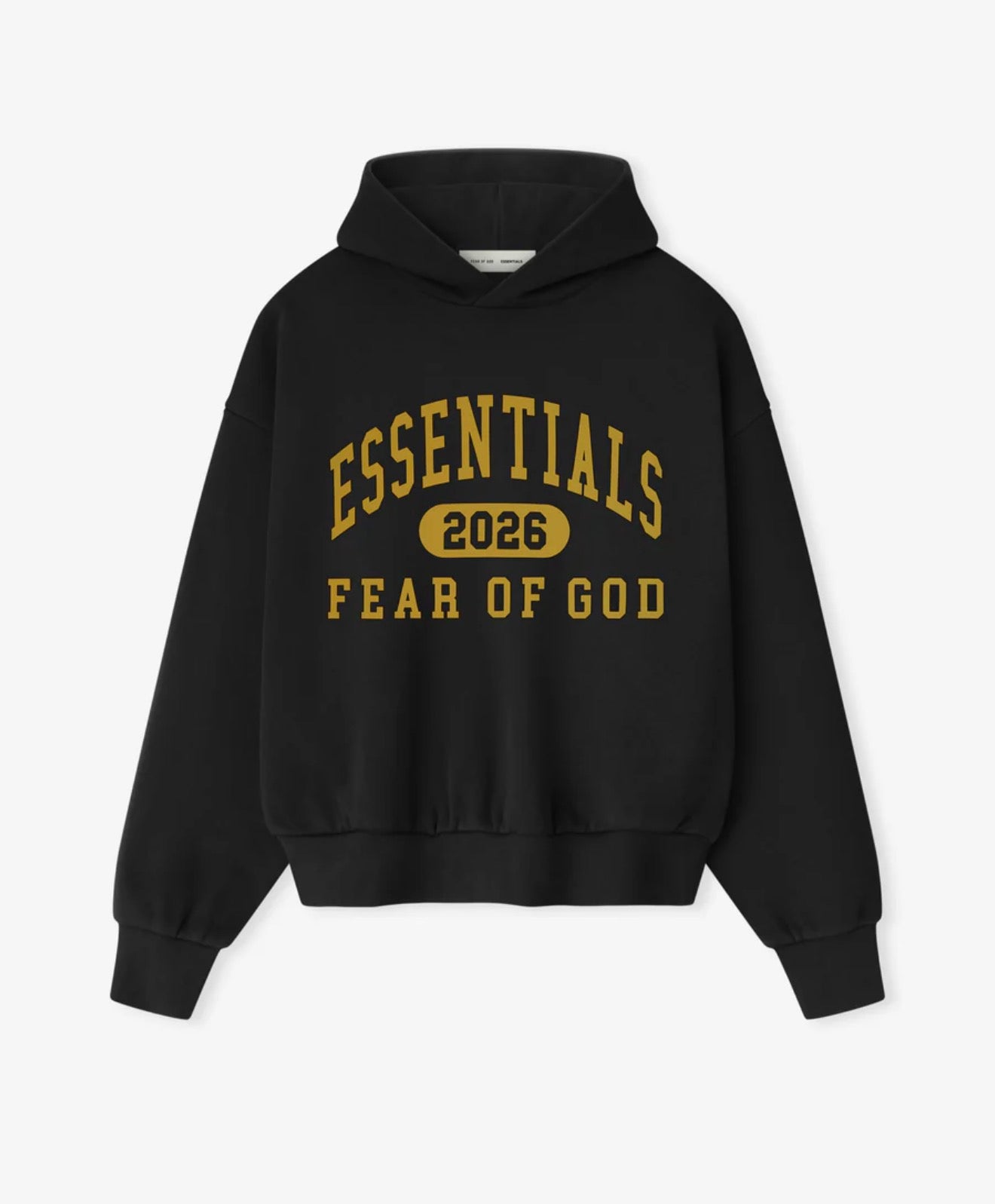 FOG Essentials FW26 Vintage Black Classic Hoodie