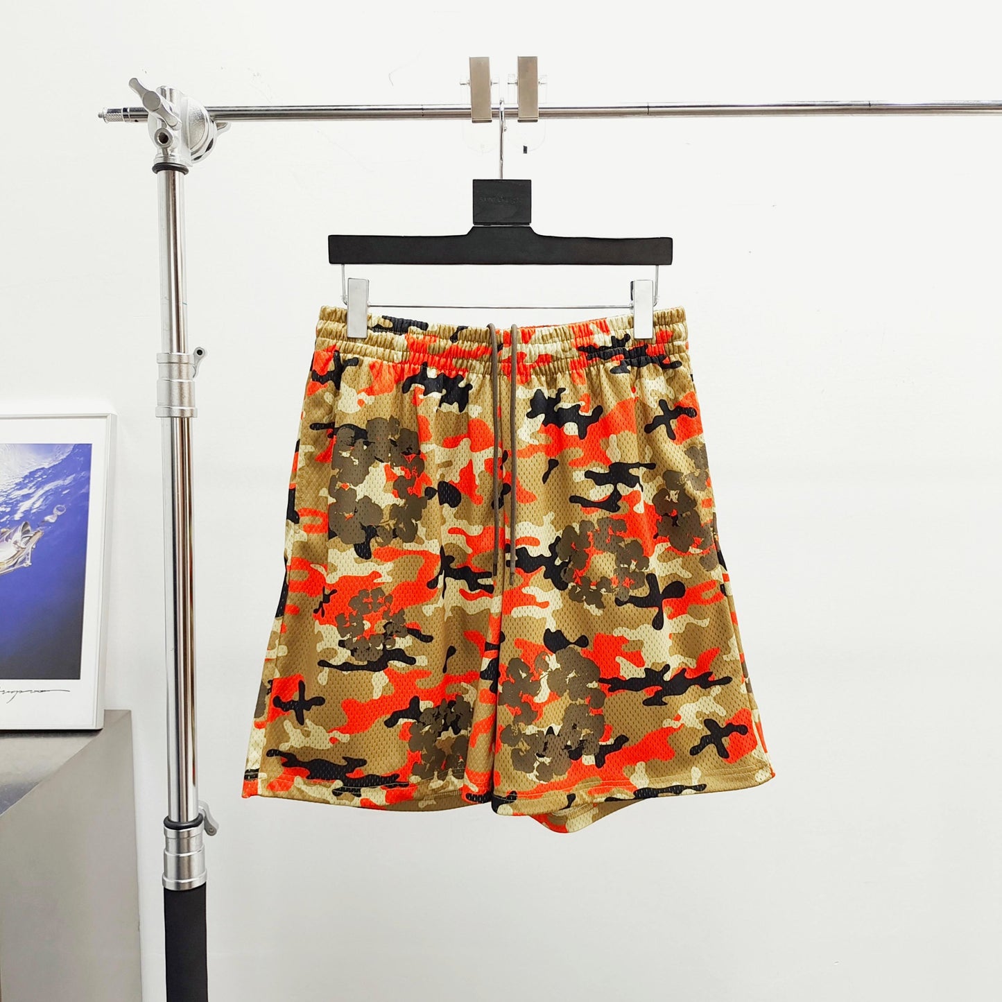 Denim Tears - Orange Camo Shorts