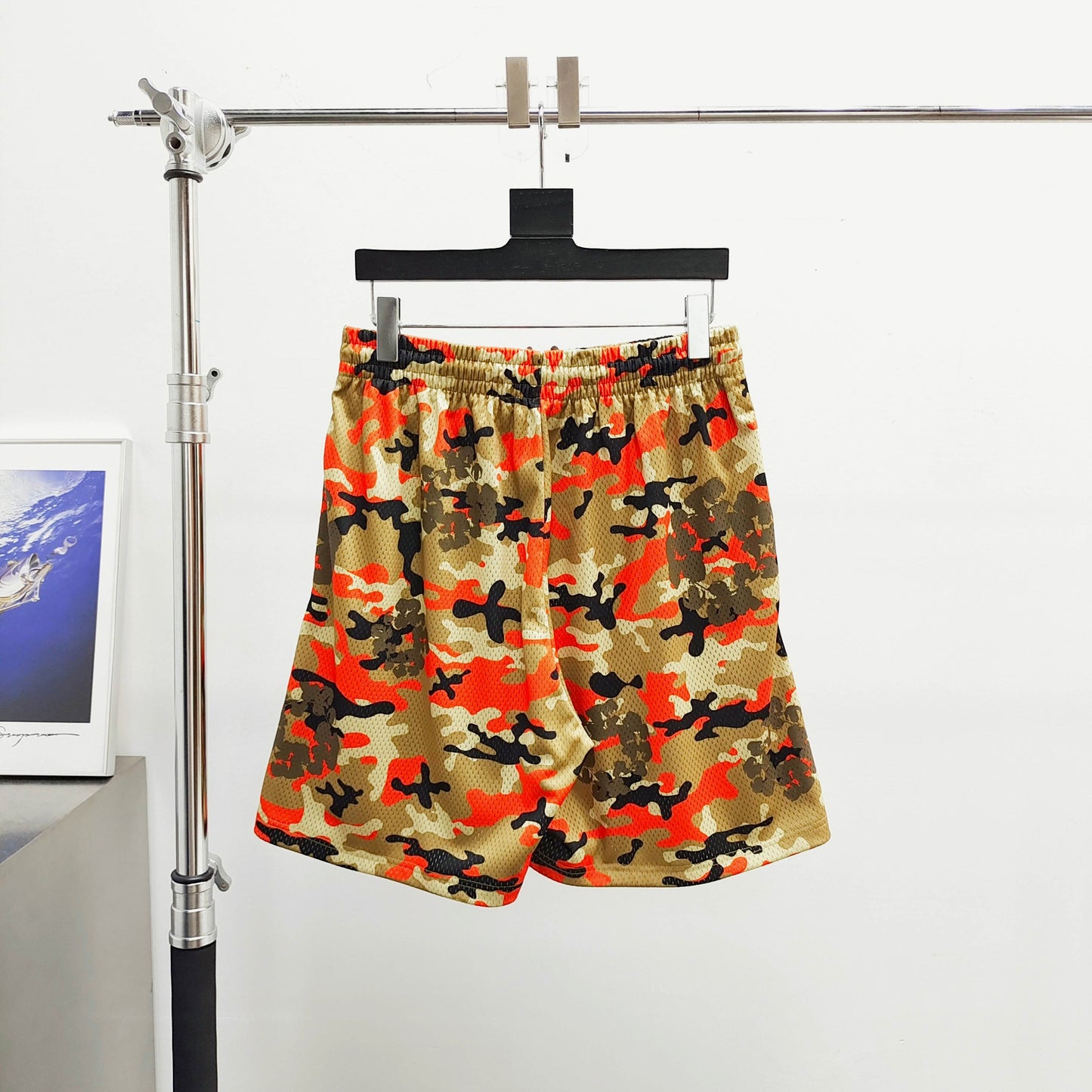 Denim Tears - Orange Camo Shorts