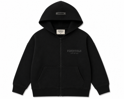 KIDS Fear of God ESSENTIALS Zip Hoodie
