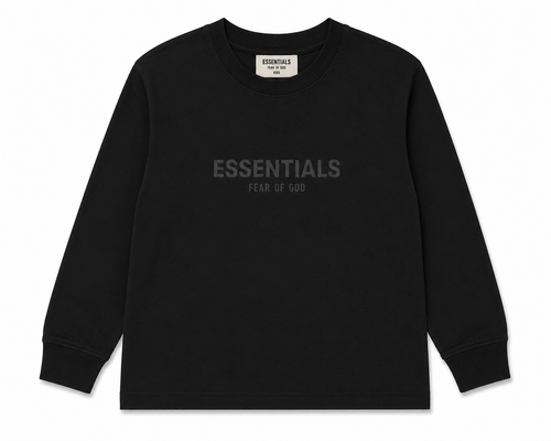 KIDS Fear of God ESSENTIALS Long Sleeve Tee