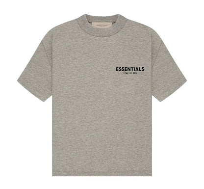 KIDS ESSENTIALS DARK OATMEAL TSHIRT