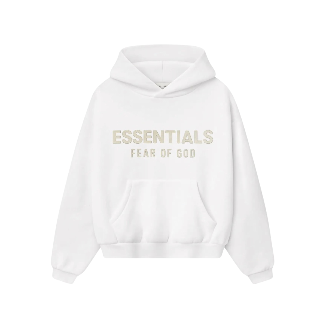 KIDS FOG ESSENTIALS Hoodie Cloud White FW25