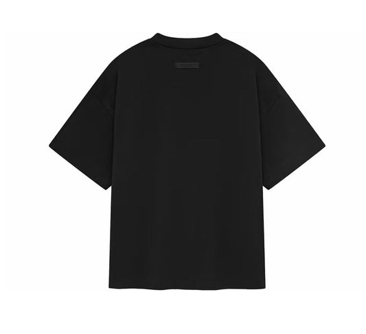 KIDS FEAR OF GOD ESSENTIALS BLACK TSHIRT