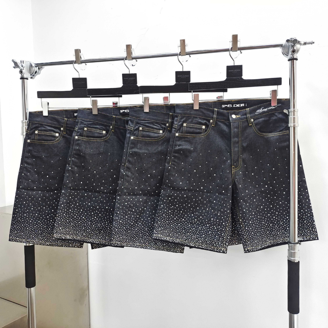 Sp5der Jean Short