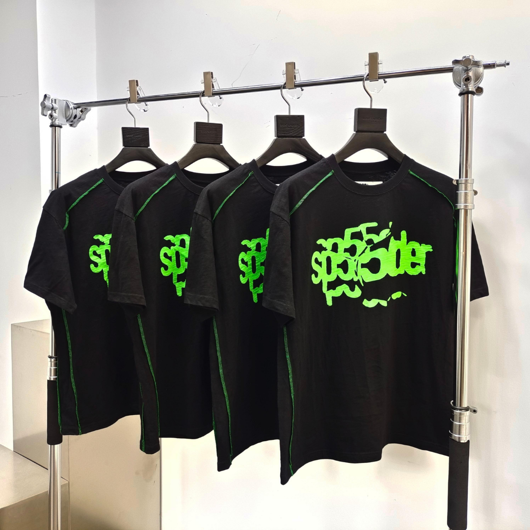 Sp5der Shirt Green Print