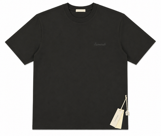 Fear of God Essentials black short-sleeve T-shirt