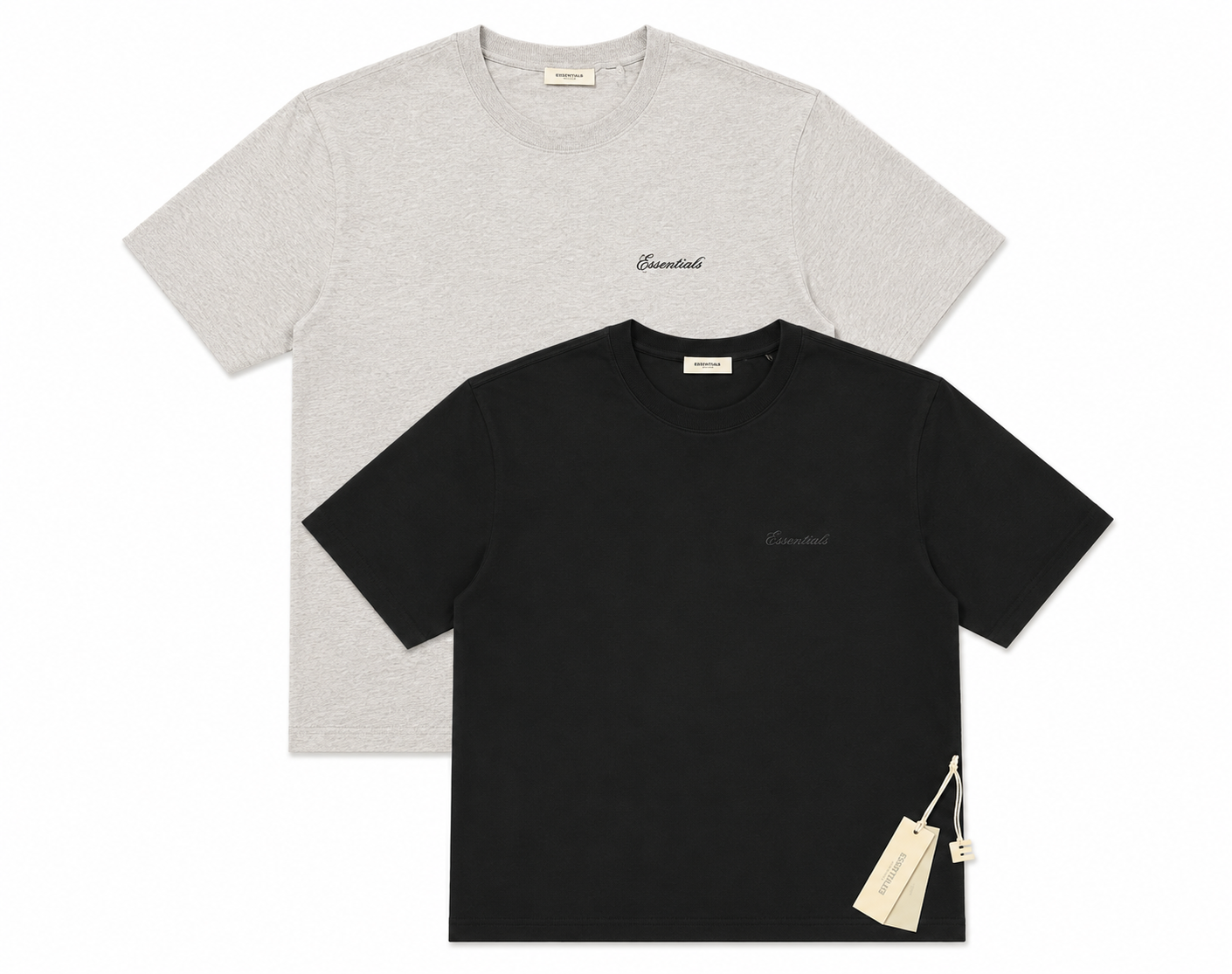 Fear of God Essentials black short-sleeve T-shirt