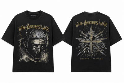 ADULT Who Decides War Graphic Tee