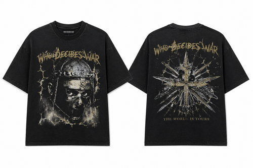ADULT Who Decides War Graphic Tee