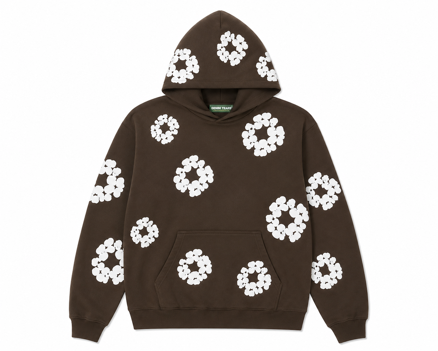 ADULT Denim Tears Printed Cotton Wreath Hoodie