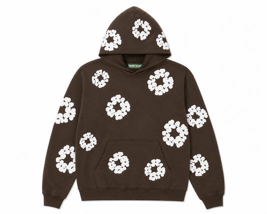 ADULT Denim Tears Printed Cotton Wreath Hoodie