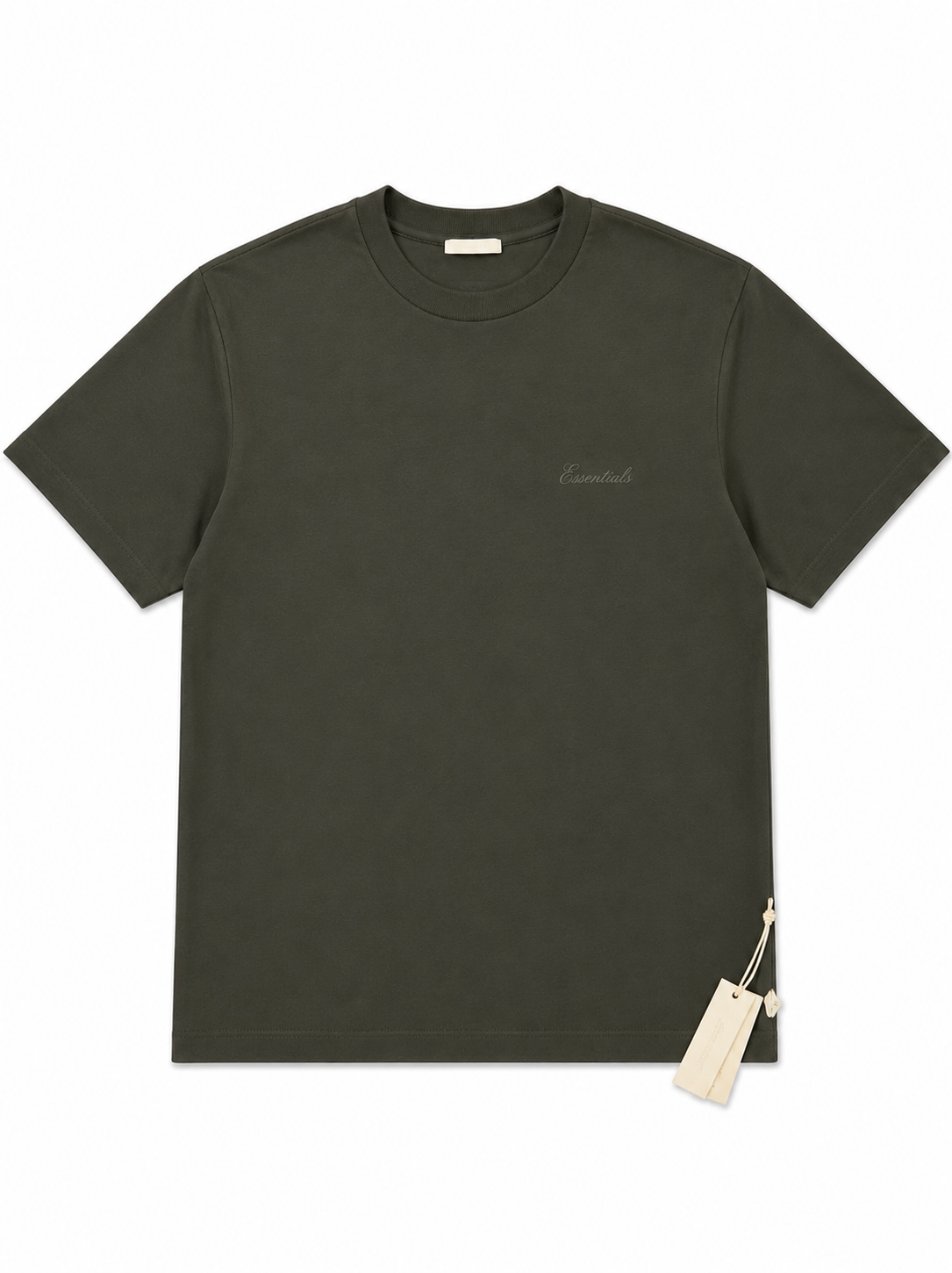 Fear of God Essentials black short-sleeve T-shirt